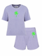 Set Badstof Palmtree Neon Green Velvet | NOTE: Levertijd 5-7 werkdagen